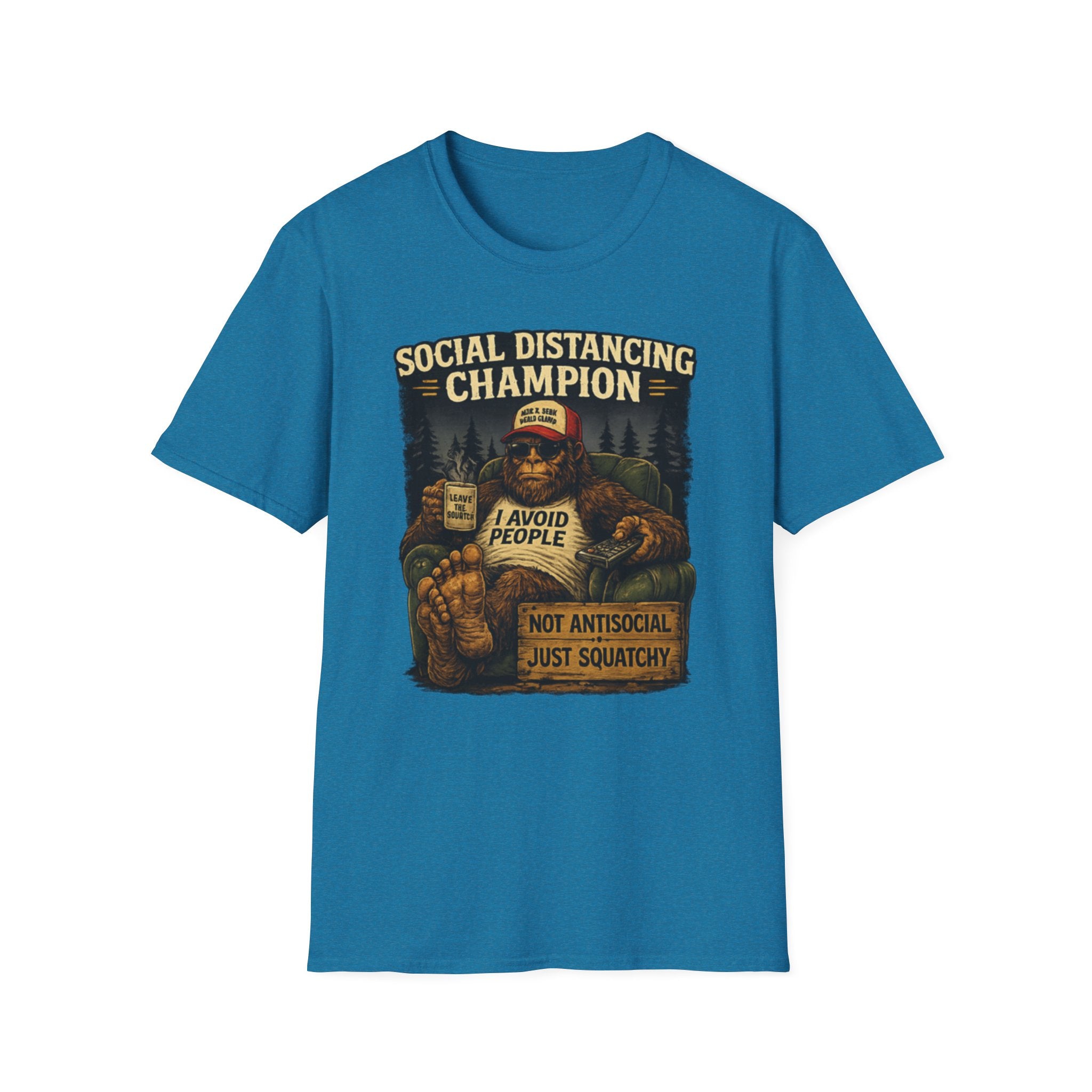 Bigfoot, I Avoid People, Not Antisocial — Just Squatchy T-Shirt