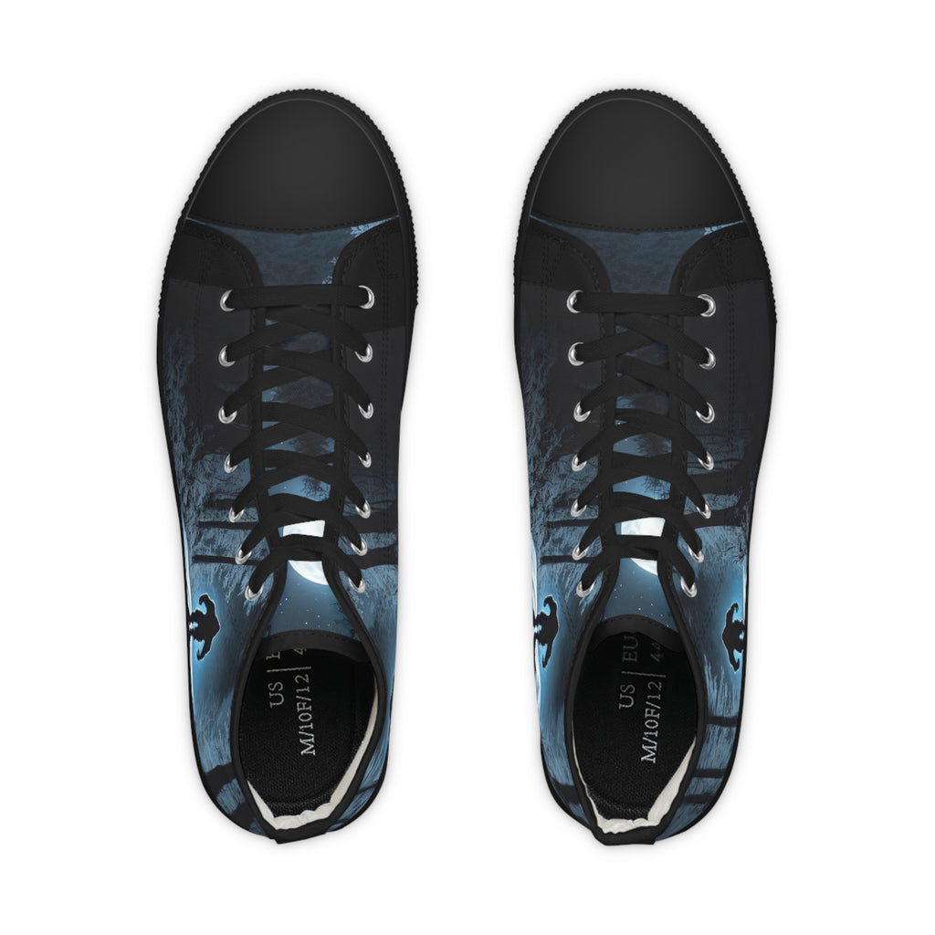 Bigfoot Moonlight Walk Men's High Top Sneakers | Forest Road Silhouette