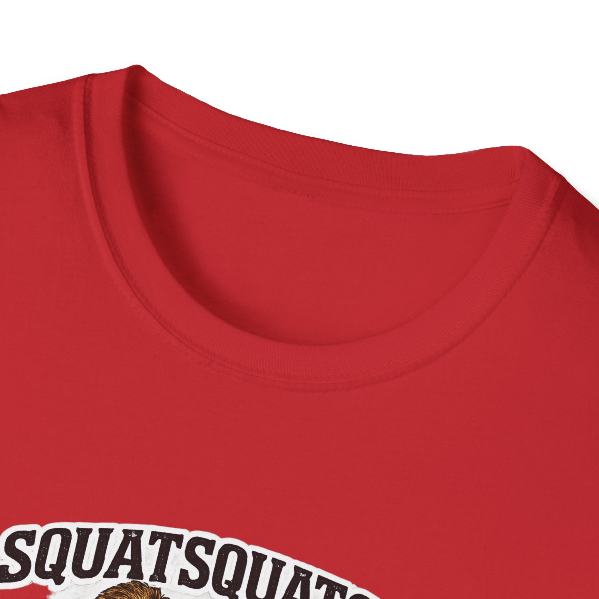 Bigfoot Leg Day T-Shirt — "Squat Squatch" Gym Humor with Beer Buddy