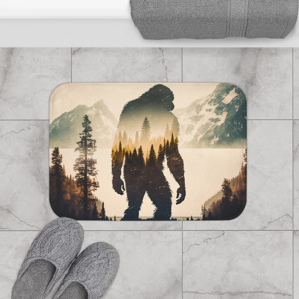 Bigfoot, Sasquatch, Bigfoot gifts, Bath Mat