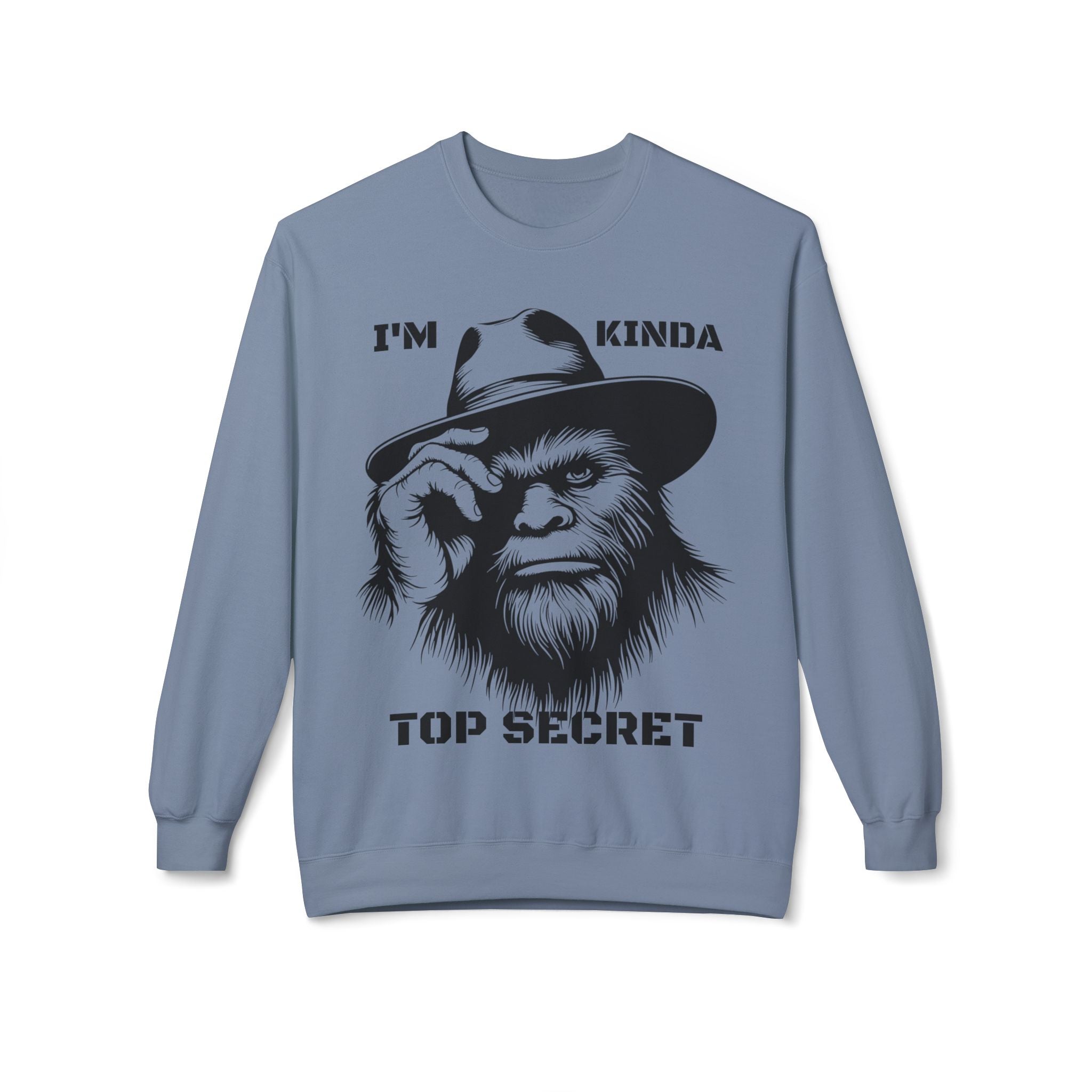 Top Secret Bigfoot Sweatshirt | Funny Sasquatch Crewneck