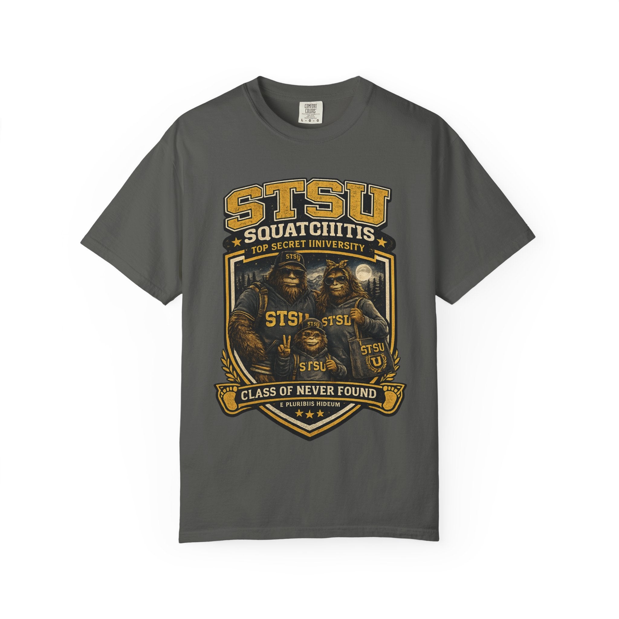 Bigfoot Sasquatch University family Shirt | Squatchitis Top Secret College Tee