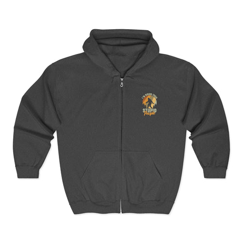 Bigfoot Hiding - Heavy Blend™ Full Zip Hooded Sweatshirt