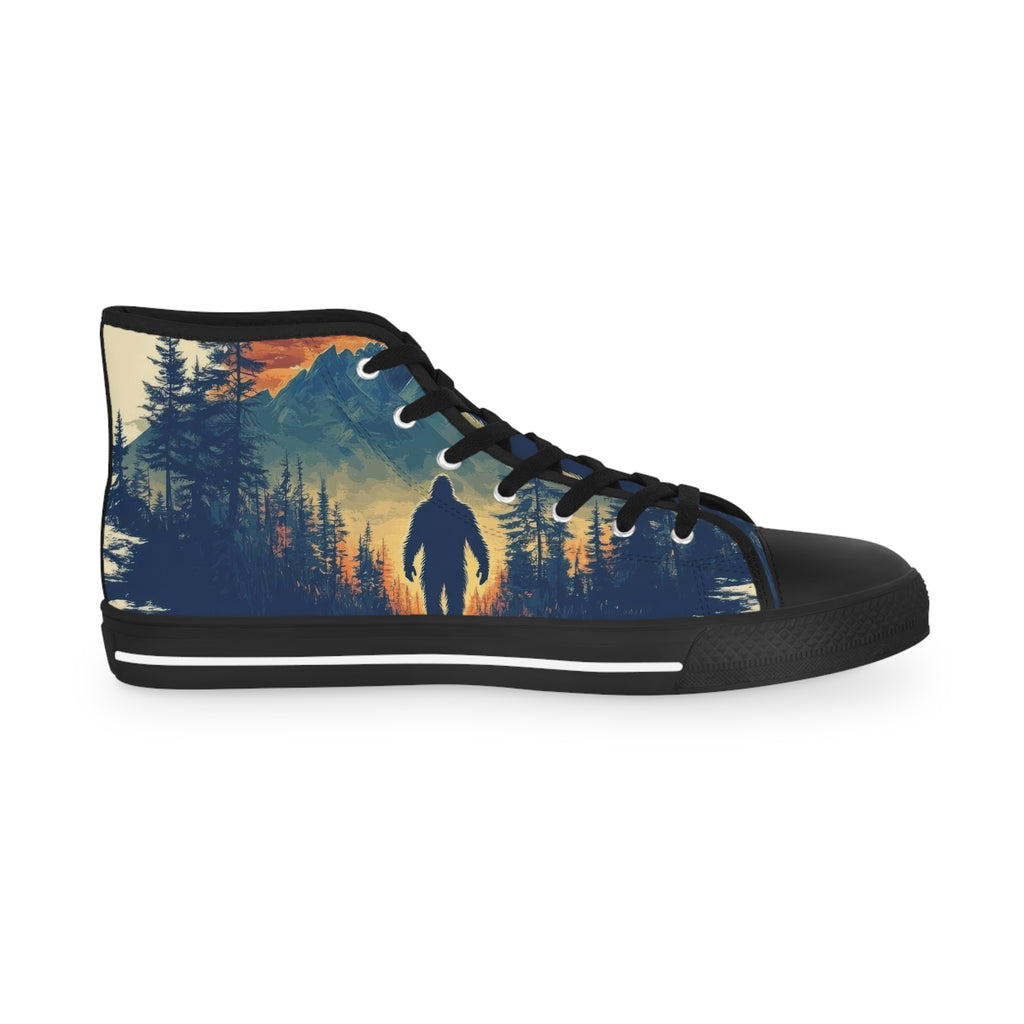 Bigfoot Mountain Sneakers Men's High Top Sneakers | Forest Hiking Footwear