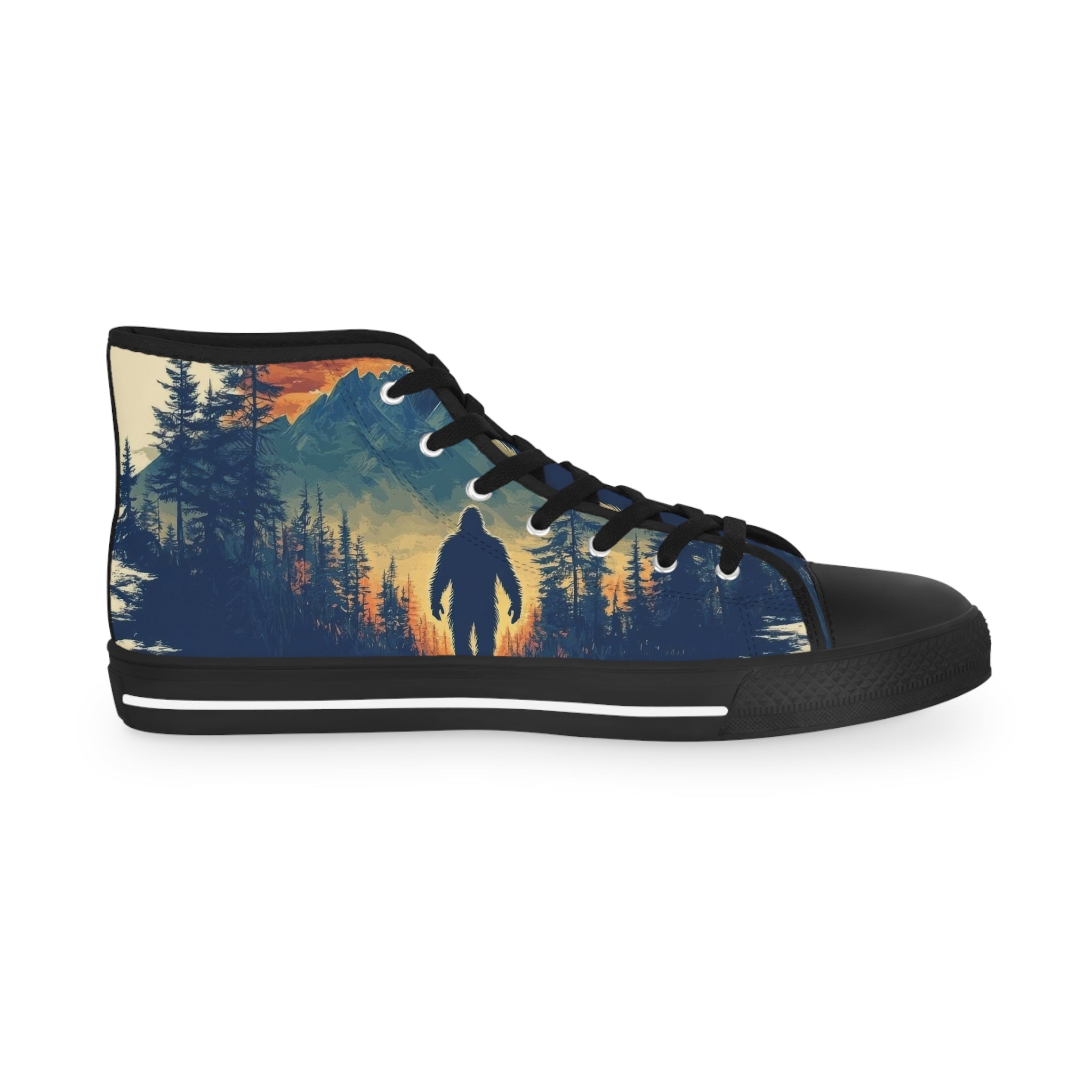 Bigfoot Mountain Sneakers Men's High Top Sneakers | Forest Hiking Footwear