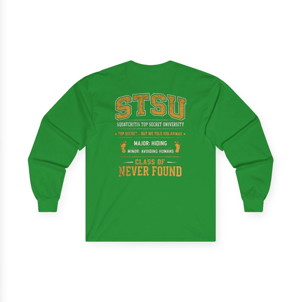 Squatchitis Top Secret University Research Dept. Long Sleeve Tee