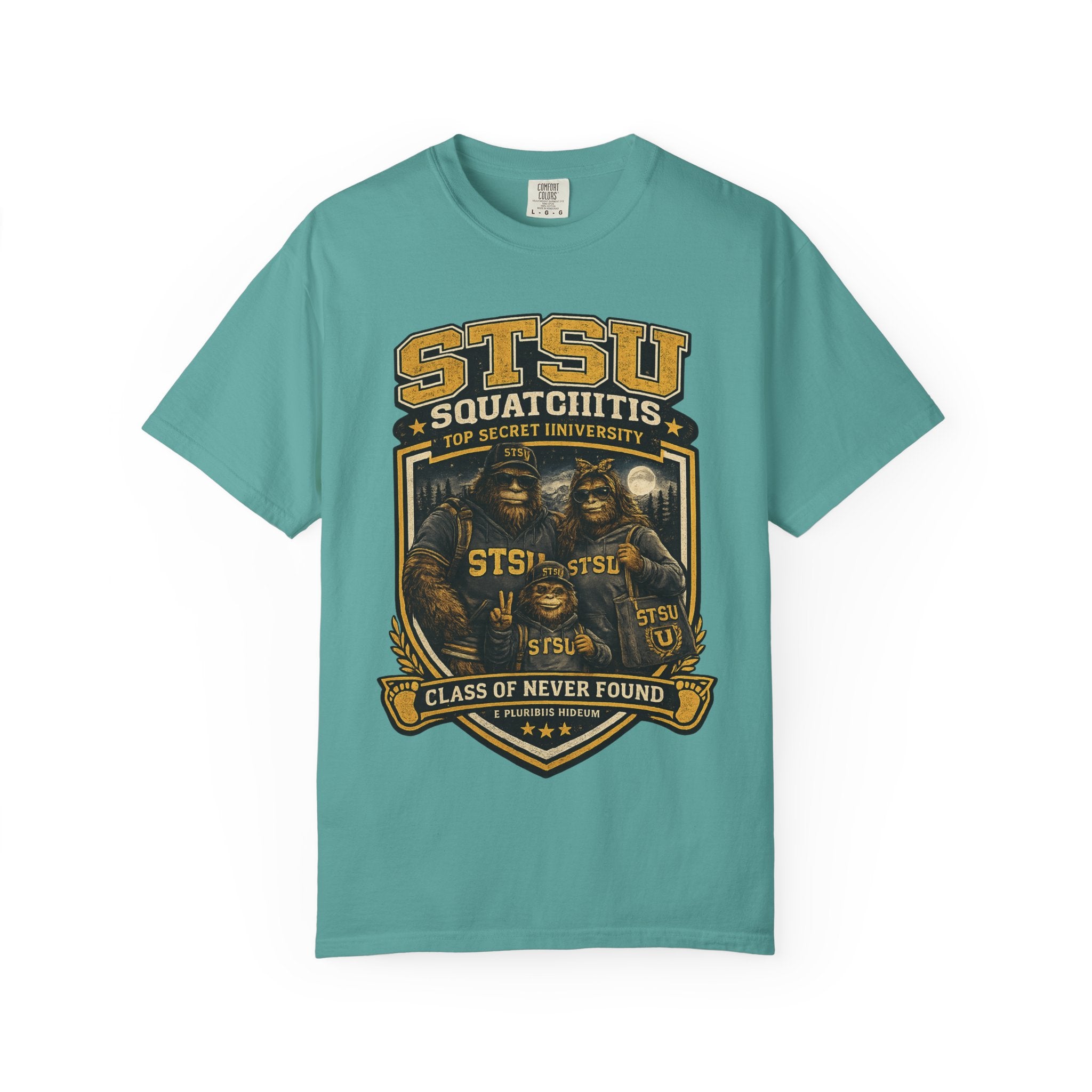 Bigfoot Sasquatch University family Shirt | Squatchitis Top Secret College Tee