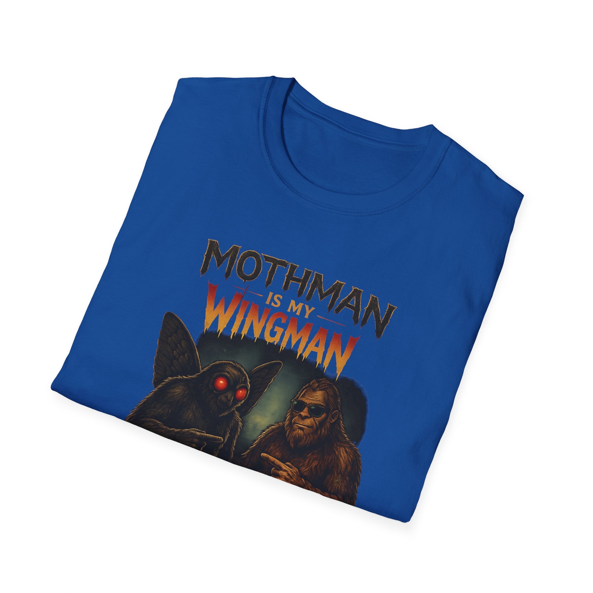 Bigfoot & Mothman Tee — Cryptid Duo Graphic T-Shirt