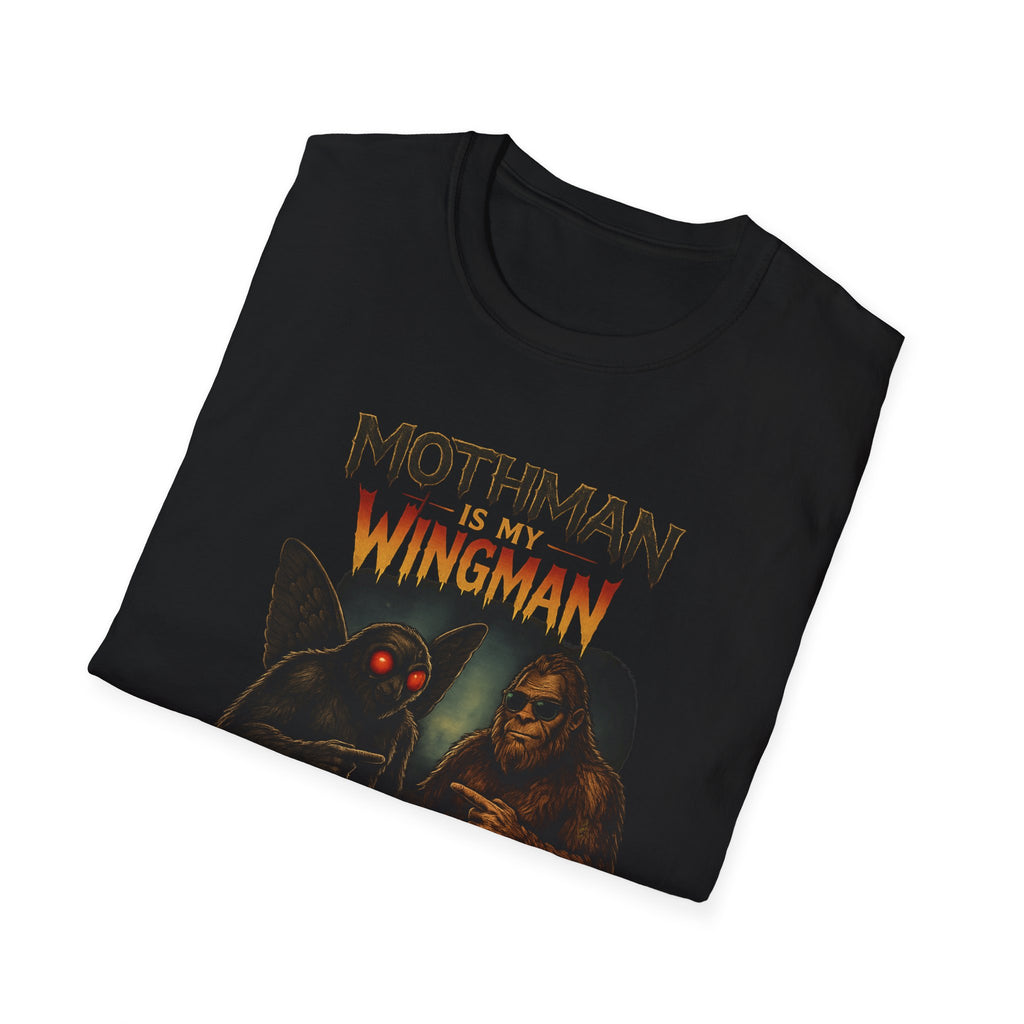 Bigfoot & Mothman Tee — Cryptid Duo Graphic T-Shirt