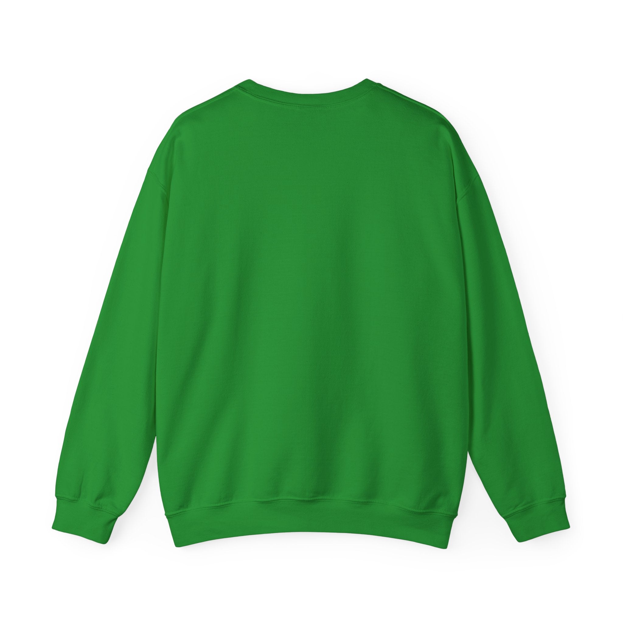 Bigfoot and Boy Walking Through Woods Sweatshirt | Sasquatch Woodland Design