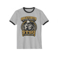 Squatchitis University Ringer T-Shirt | Bigfoot College Logo Tee