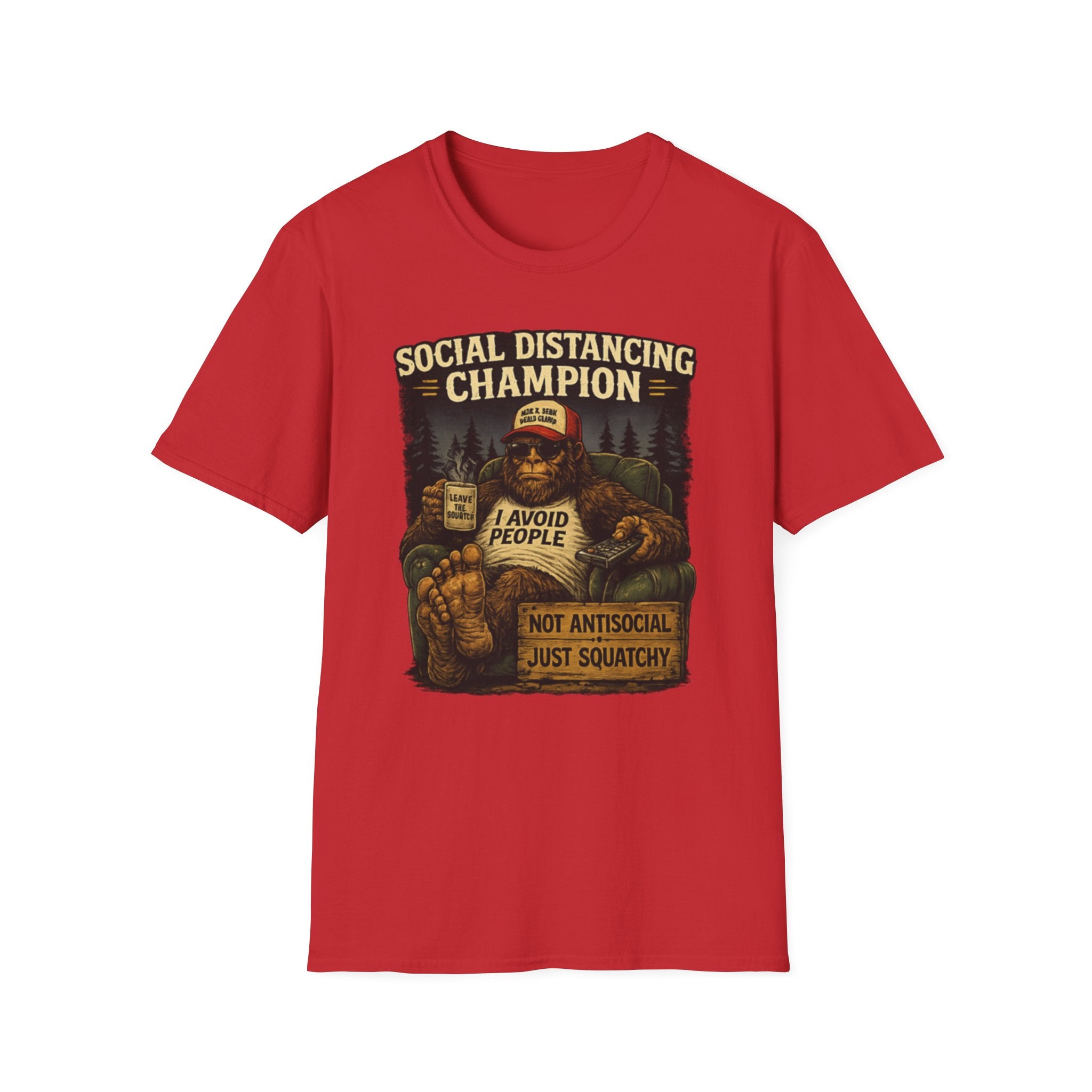 Bigfoot, I Avoid People, Not Antisocial — Just Squatchy T-Shirt