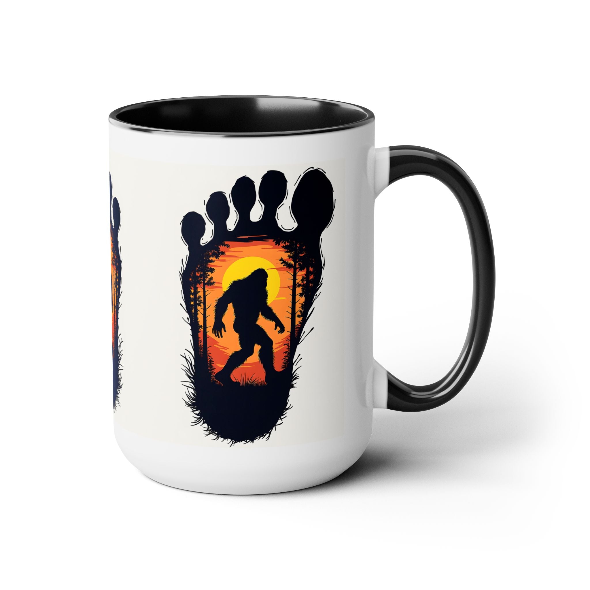 Bigfoot, Sasquatch, Bigfoot gifts, Bigfoot cup, Bigfoot mug, Coffee Mugs, 15oz