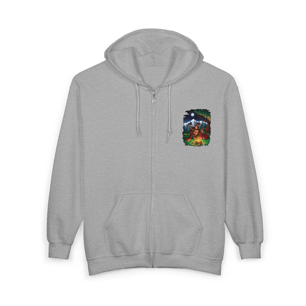 Bigfoot selfie - Heavy Blend™ Full Zip Hooded Sweatshirt