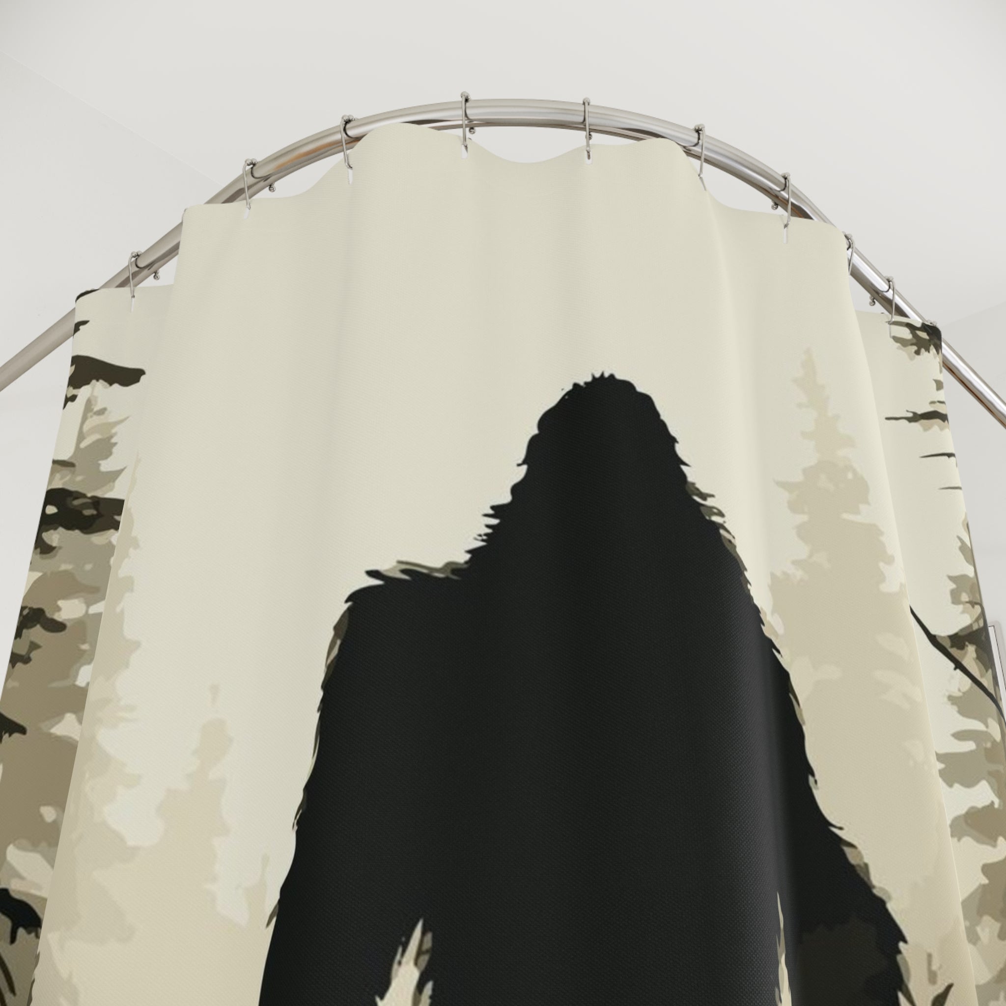 Bigfoot, Sasquatch, Shower Curtains 71"X74"