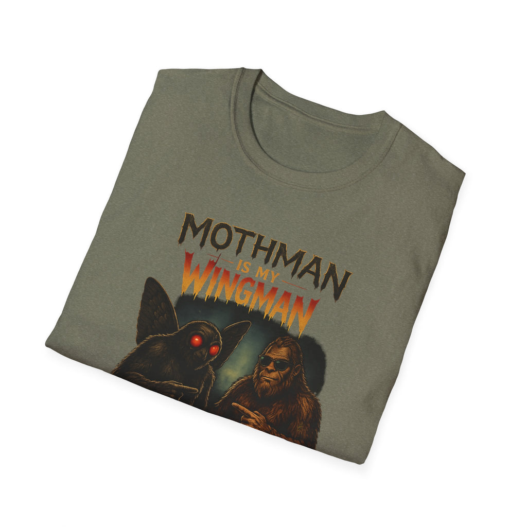 Bigfoot & Mothman Tee — Cryptid Duo Graphic T-Shirt