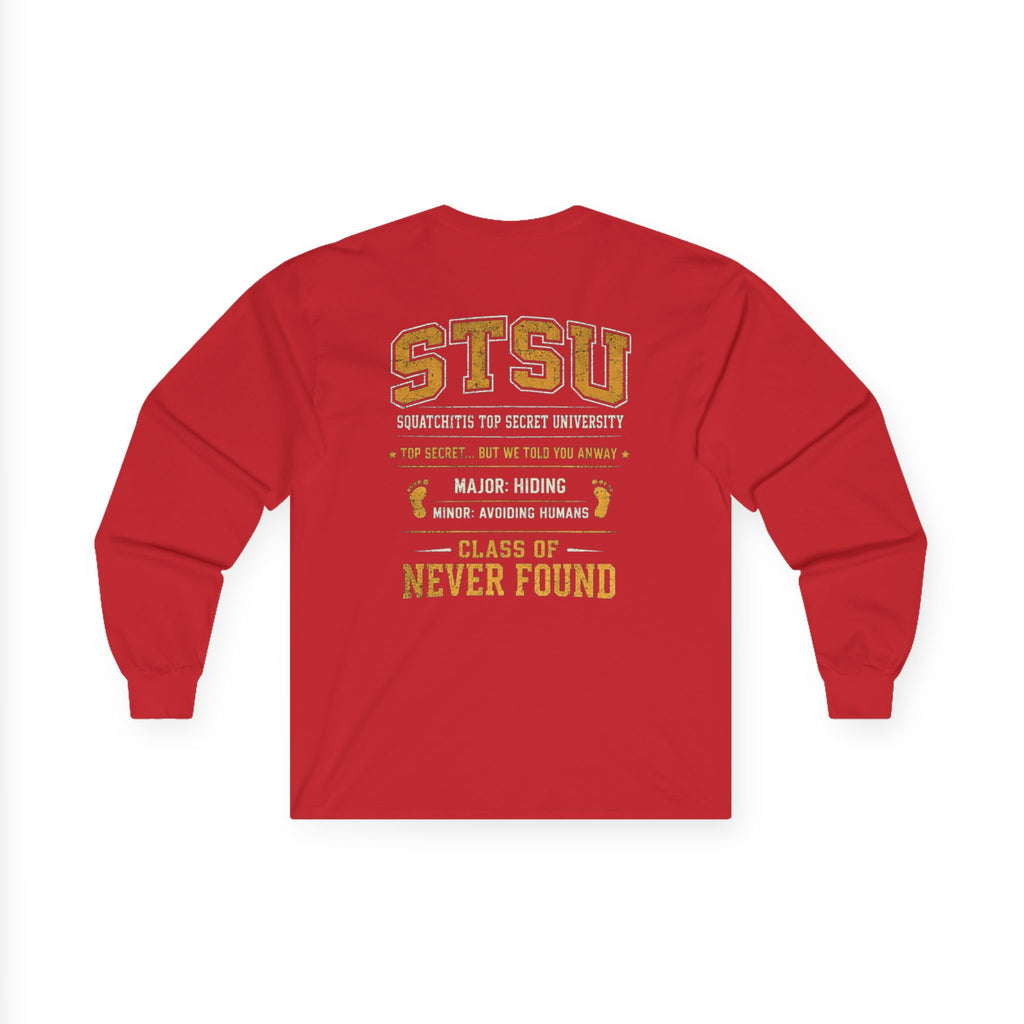 Squatchitis Top Secret University Research Dept. Long Sleeve Tee