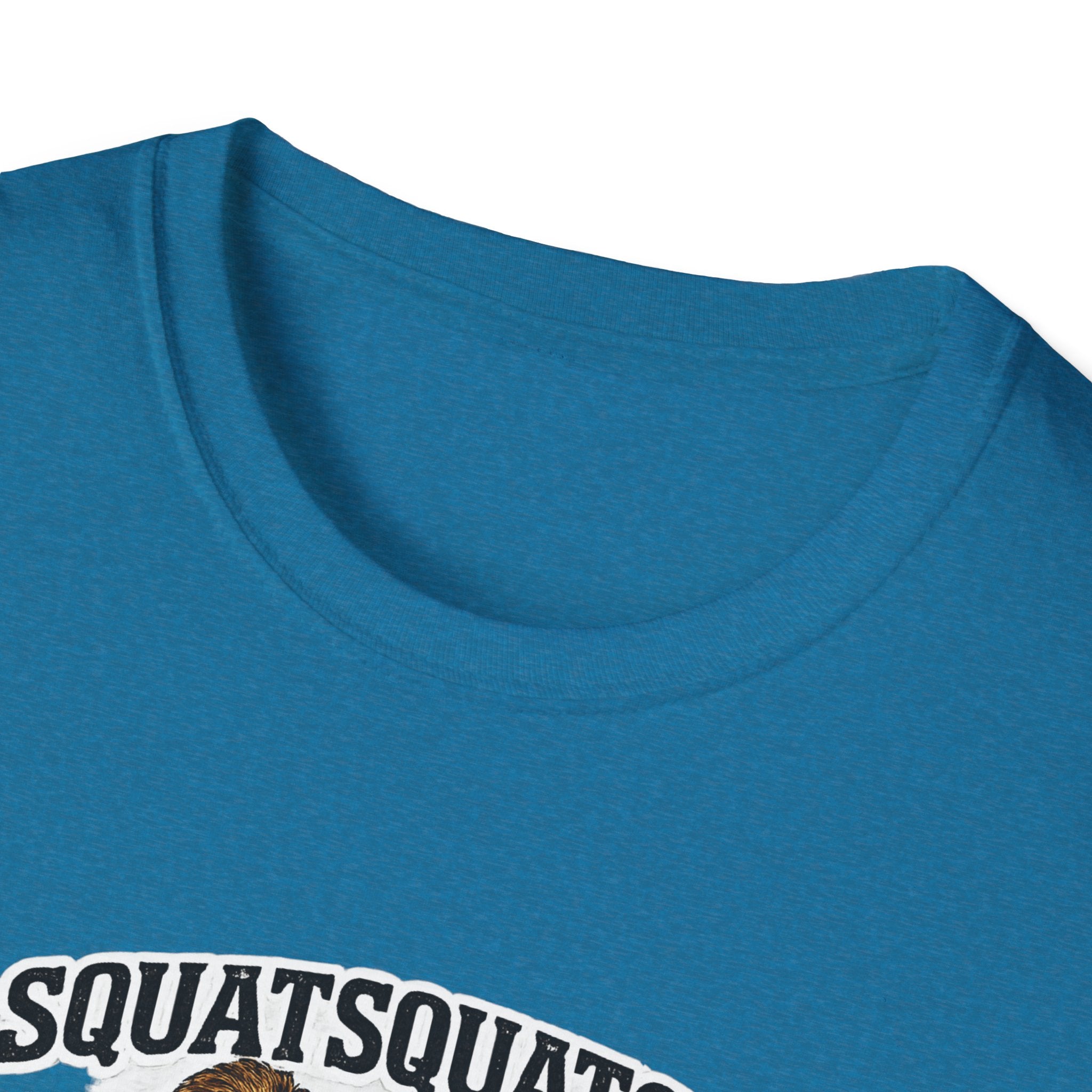 Bigfoot Leg Day T-Shirt — "Squat Squatch" Gym Humor with Beer Buddy