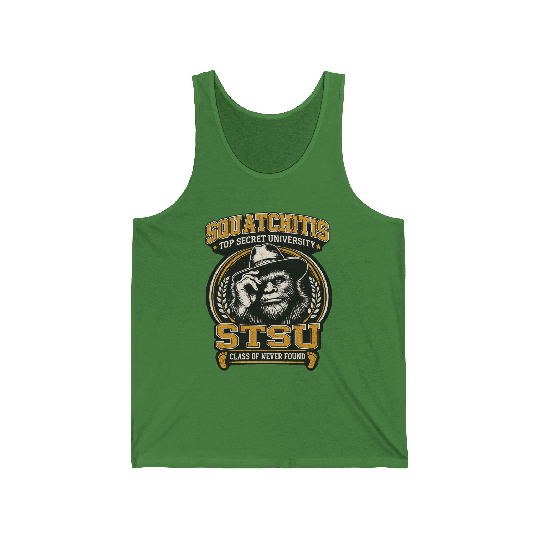 STSU Squatchitis Tank Top | Sasquatch Bigfoot Forest Humor