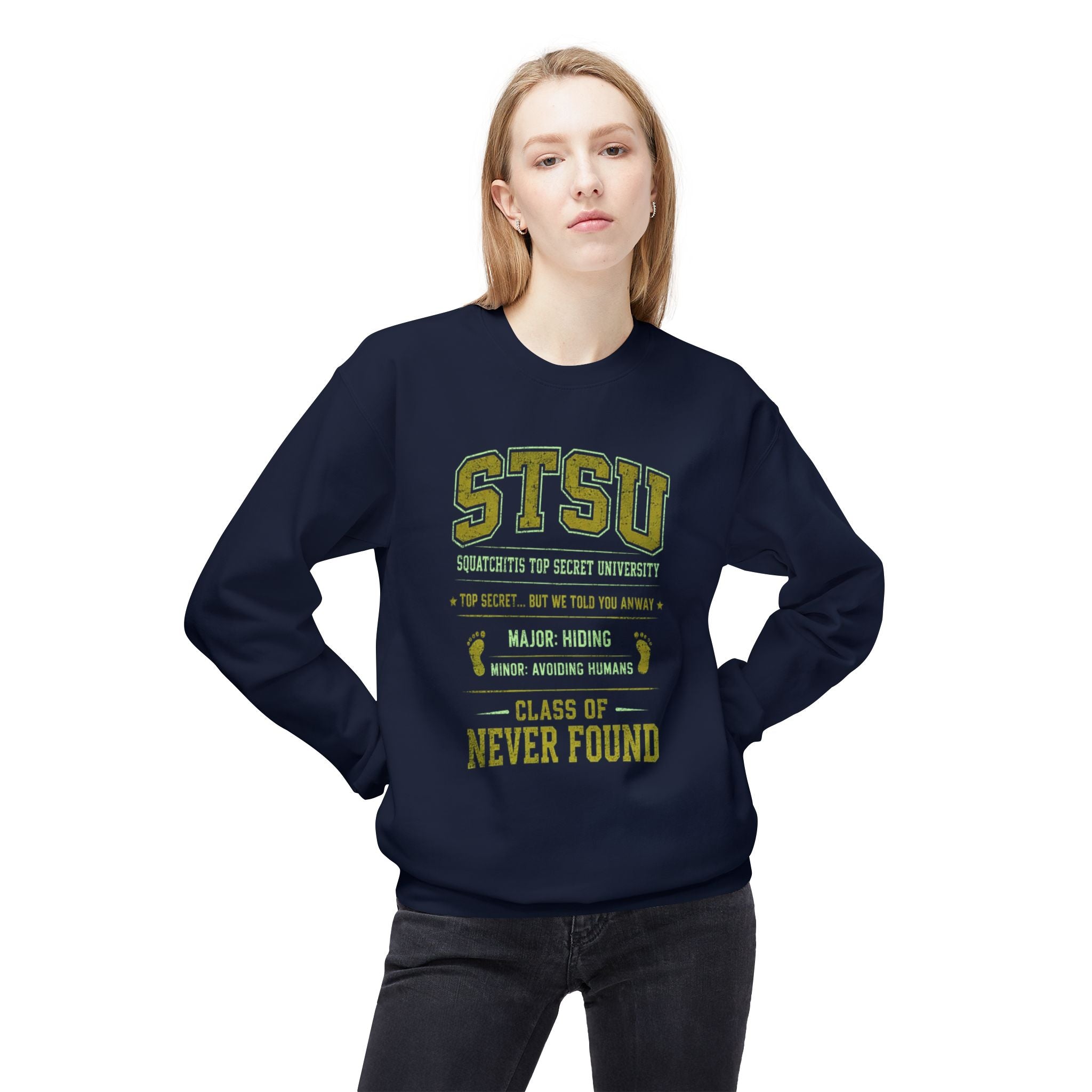 Bigfoot University Squatchitis Sweatshirt | STSU Top Secret