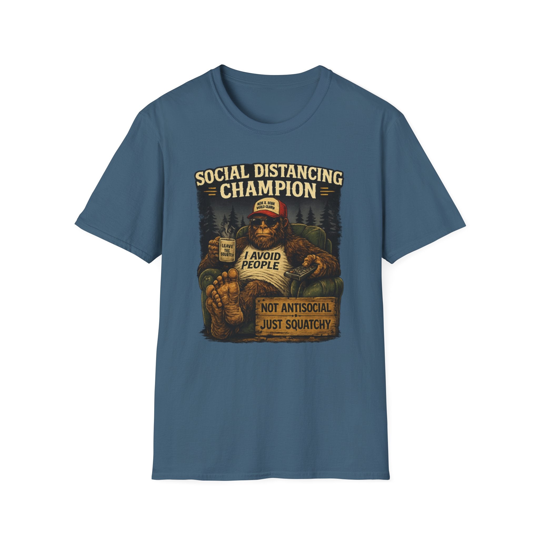 Bigfoot, I Avoid People, Not Antisocial — Just Squatchy T-Shirt