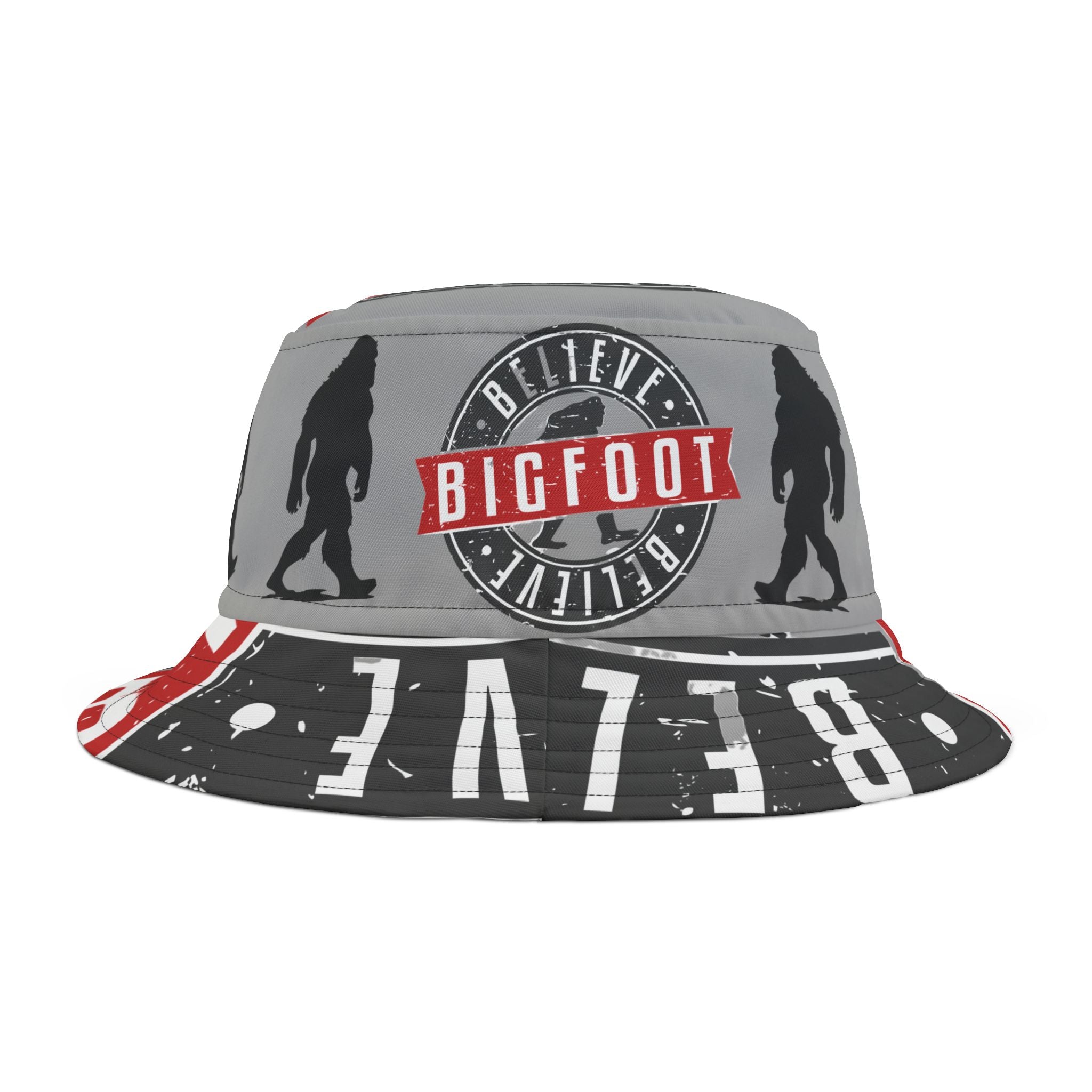 Bigfoot hat, fisherman hat, Bucket hat  (AOP)