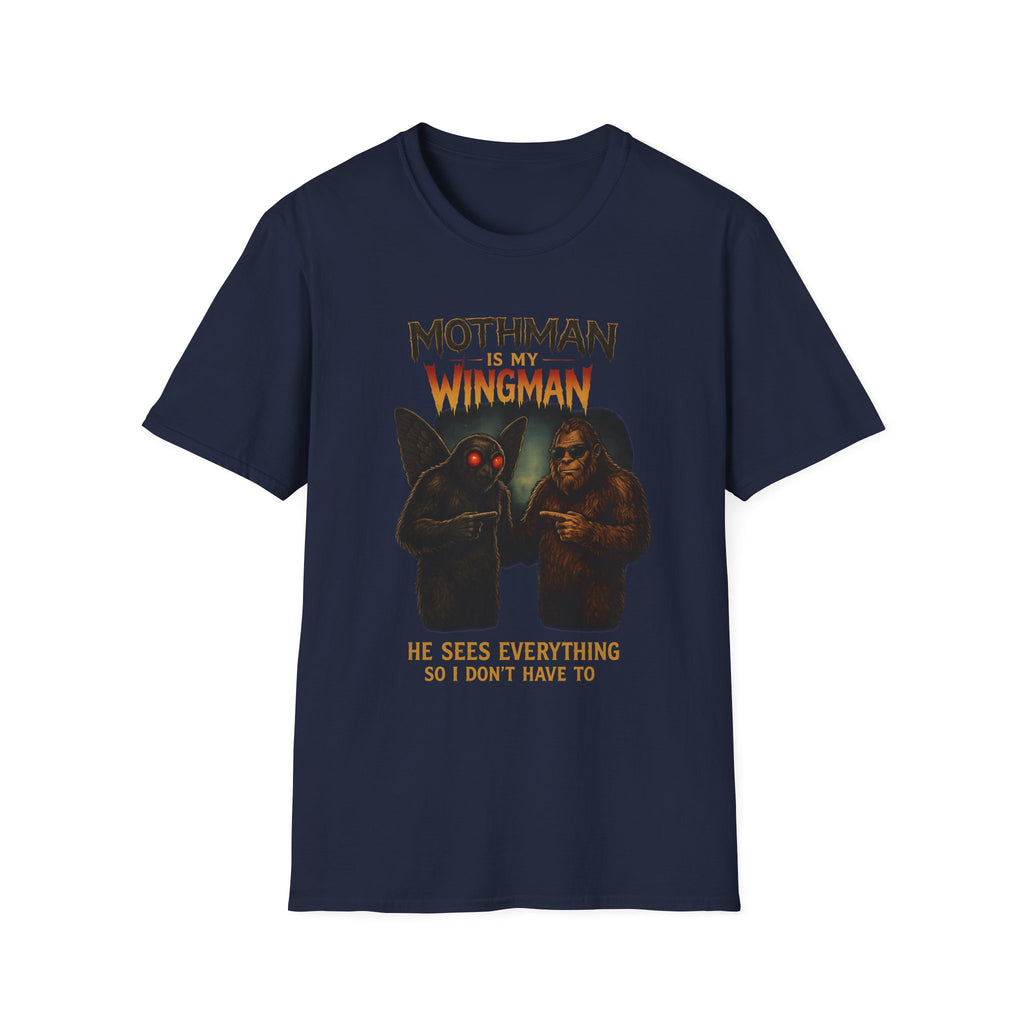 Bigfoot & Mothman Tee — Cryptid Duo Graphic T-Shirt