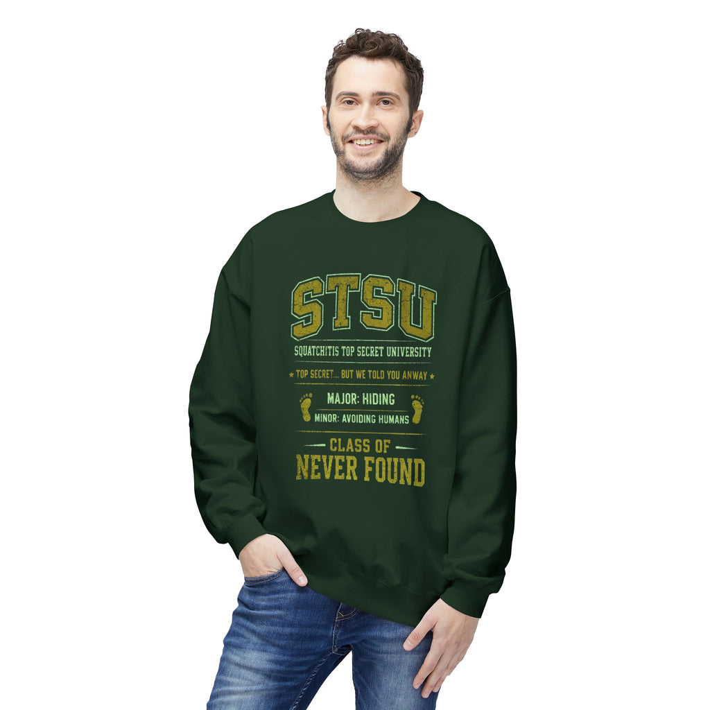 Bigfoot University Squatchitis Sweatshirt | STSU Top Secret