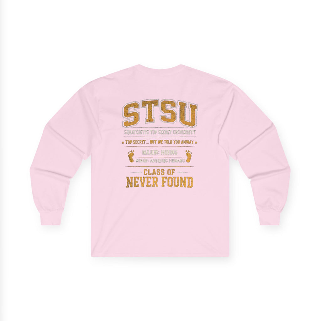 Squatchitis Top Secret University Research Dept. Long Sleeve Tee