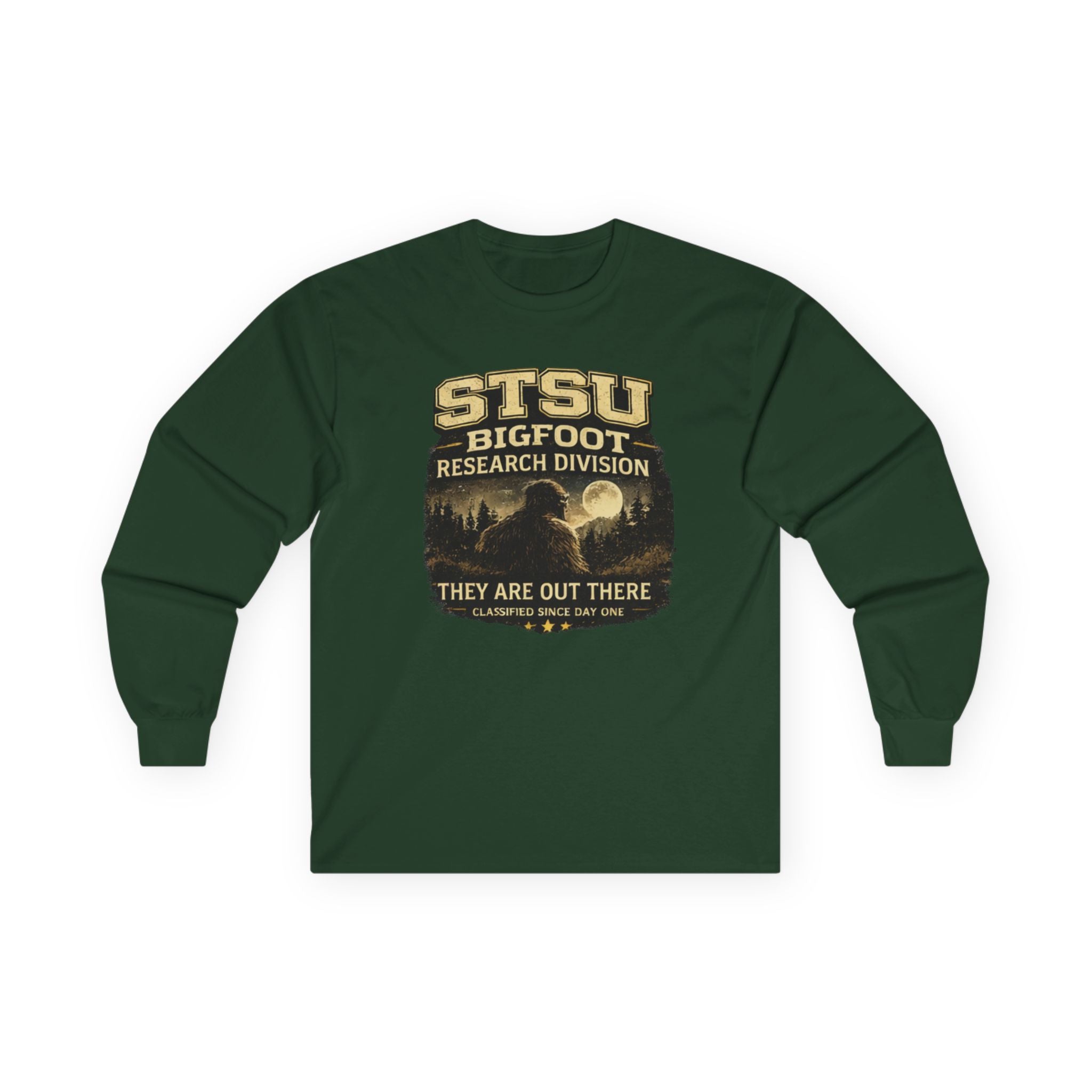 Squatchitis Top Secret University Research Dept. Long Sleeve Tee