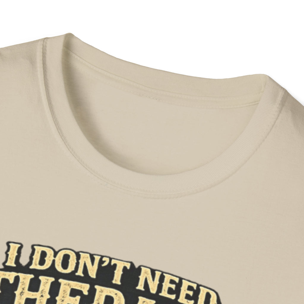Bigfoot Camping T-Shirt — "I Don't Need Therapy, I Just Need to Go Camping"
