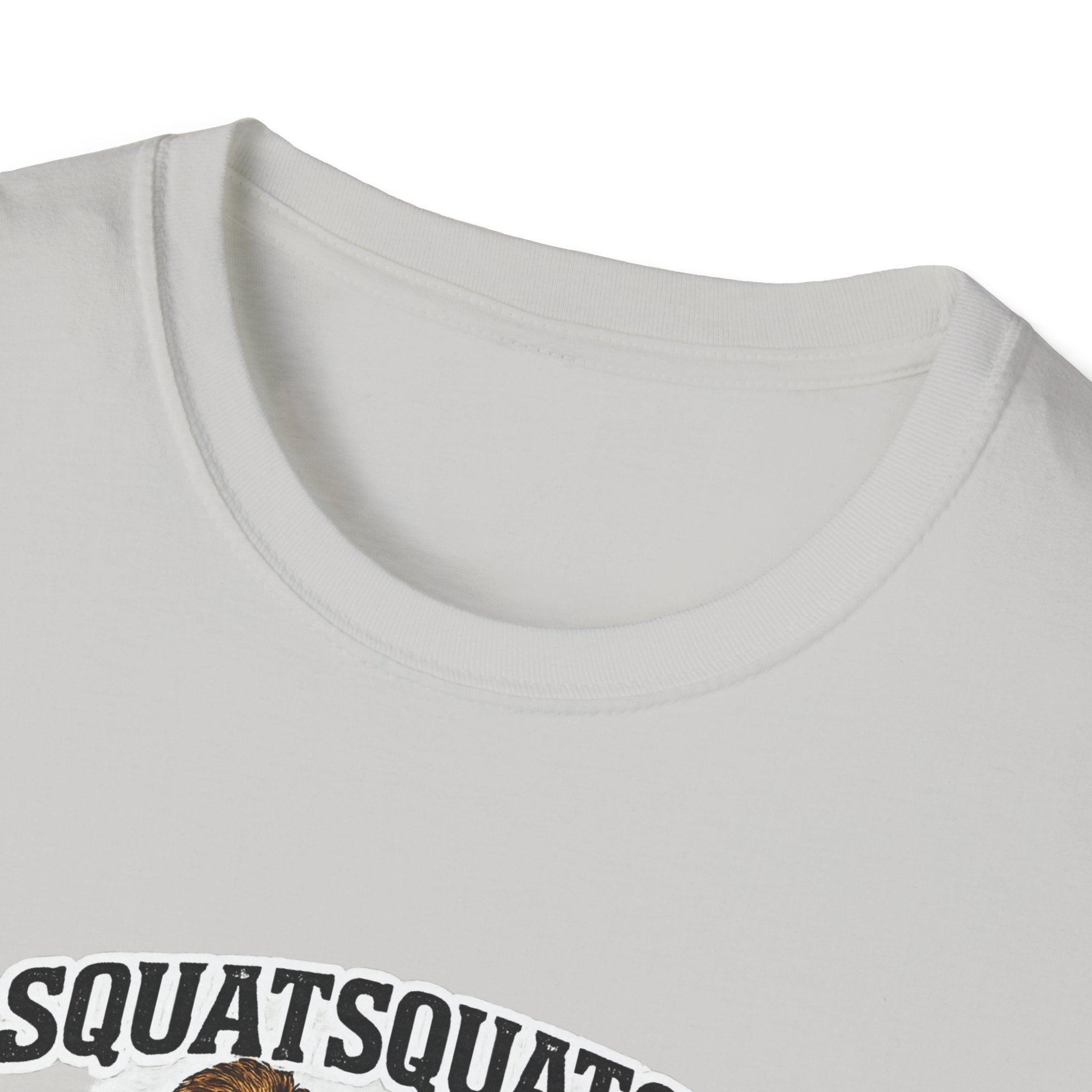 Bigfoot Leg Day T-Shirt — "Squat Squatch" Gym Humor with Beer Buddy