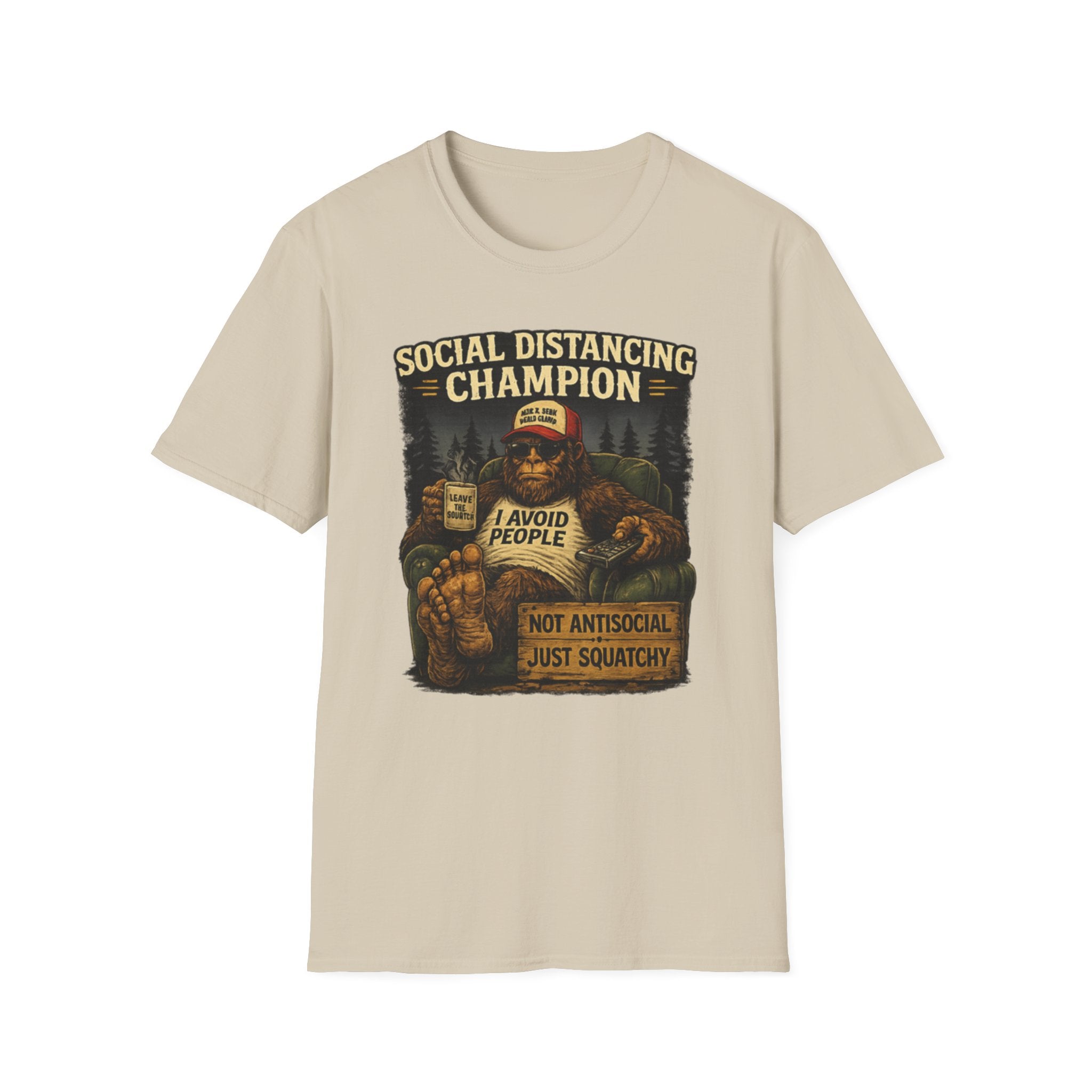 Bigfoot, I Avoid People, Not Antisocial — Just Squatchy T-Shirt