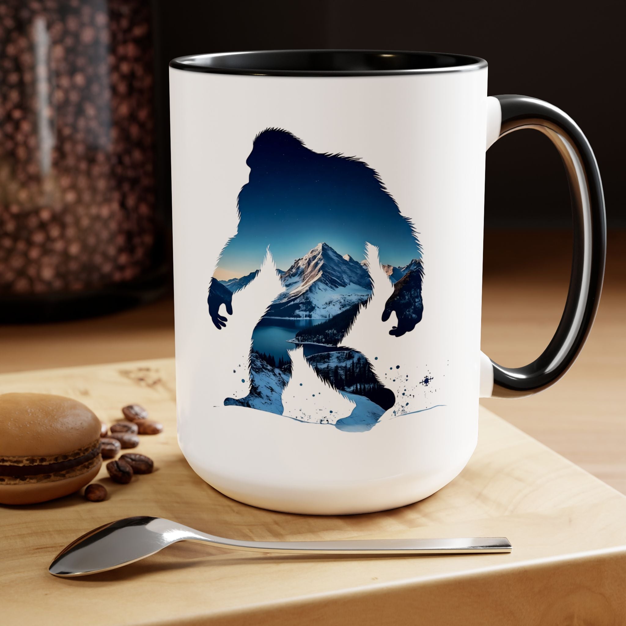 Bigfoot, Sasquatch, Bigfoot mug, Bigfoot gifts, Bigfoot cup, Bigfoot mug, Coffee Mugs, 15oz