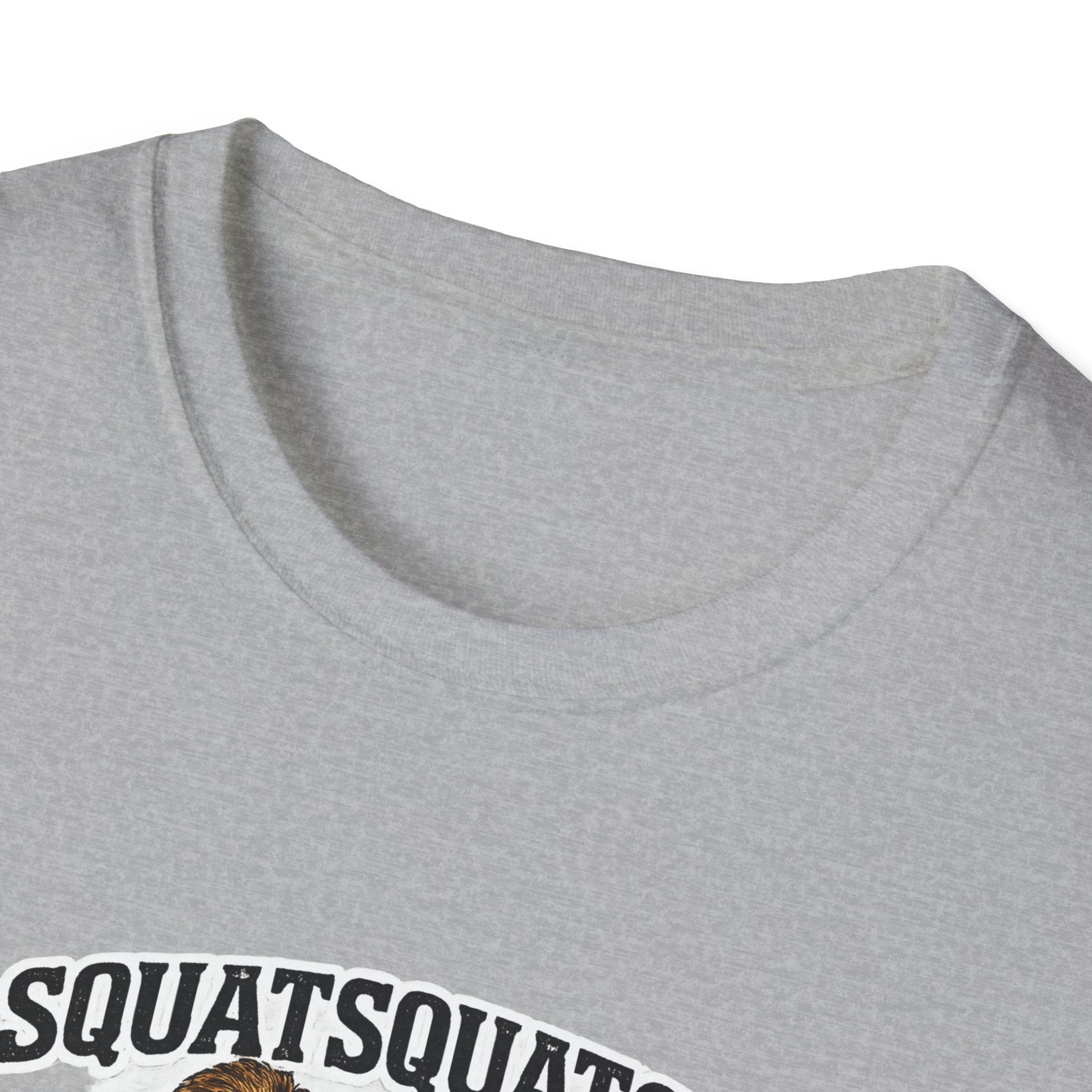 Bigfoot Leg Day T-Shirt — "Squat Squatch" Gym Humor with Beer Buddy