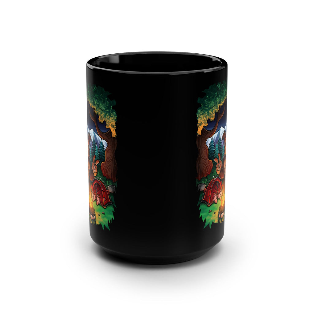 Goody Bigfoot Selfie with Sleeping Camper Mug, 15oz