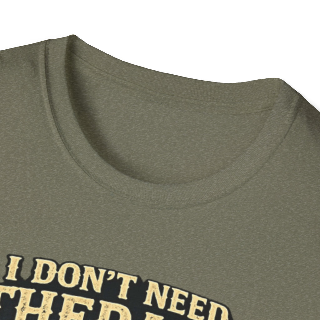 Bigfoot Camping T-Shirt — "I Don't Need Therapy, I Just Need to Go Camping"
