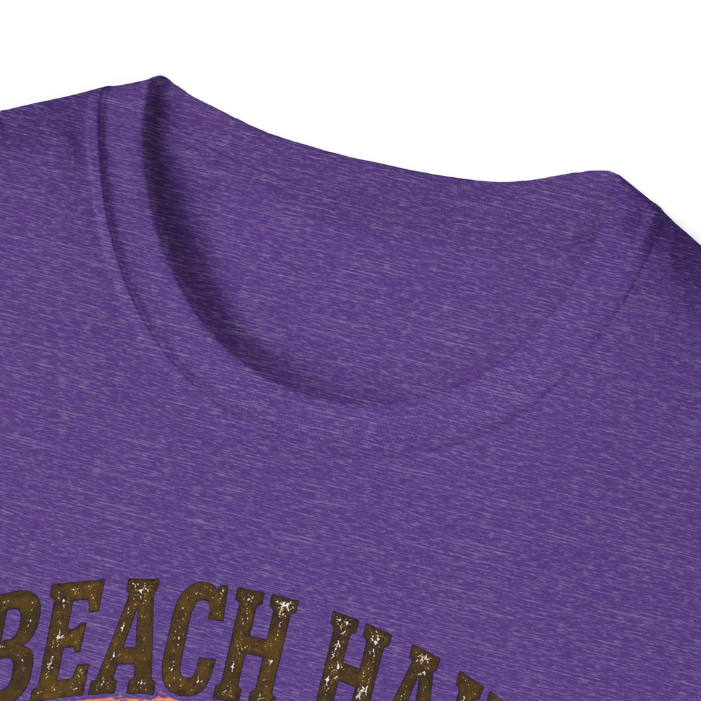 Bigfoot Beach Shirt T-Shirt — "Beach Hair Don't Care" with Hawaiian Bigfoot & Bear