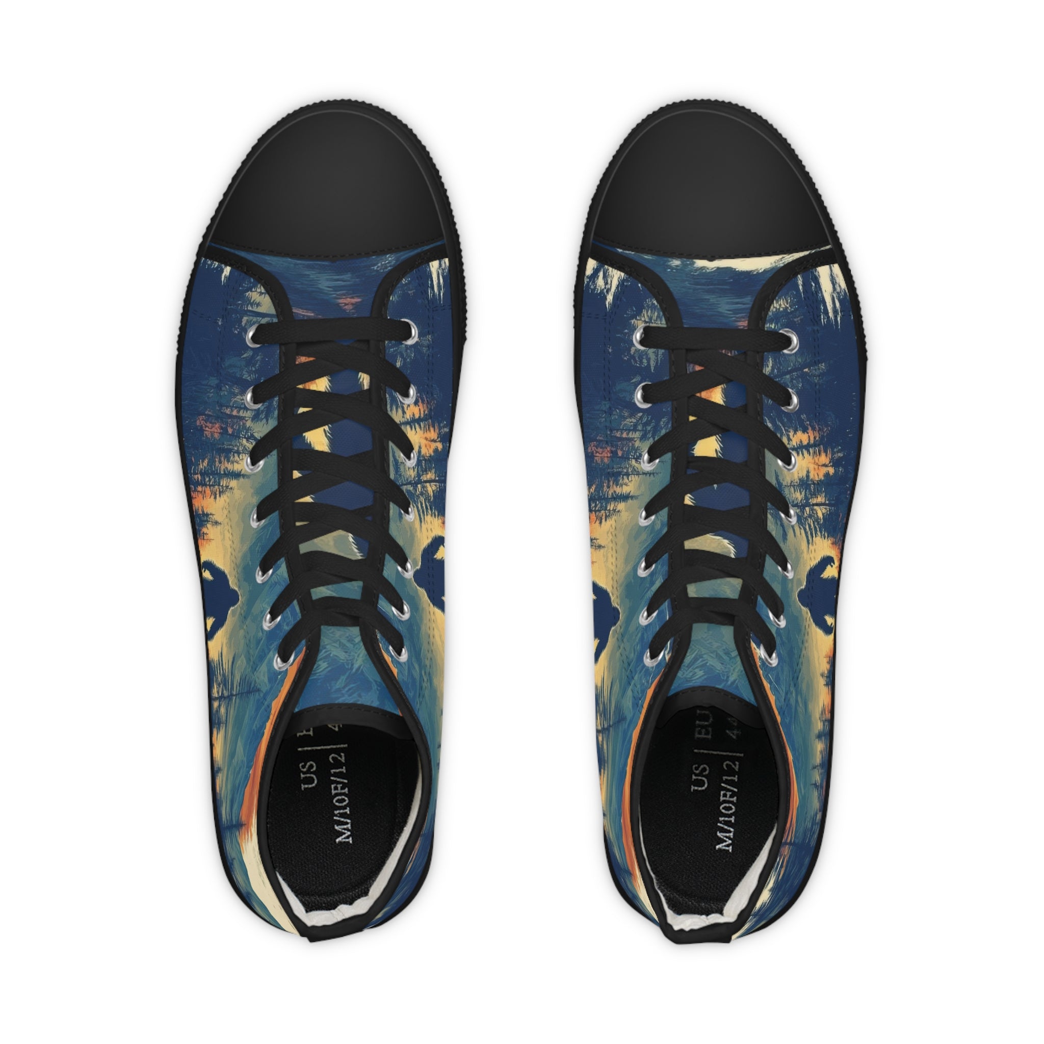 Bigfoot Mountain Sneakers Men's High Top Sneakers | Forest Hiking Footwear