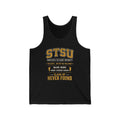 STSU Squatchitis University tank top | Sasquatch College Mascot design
