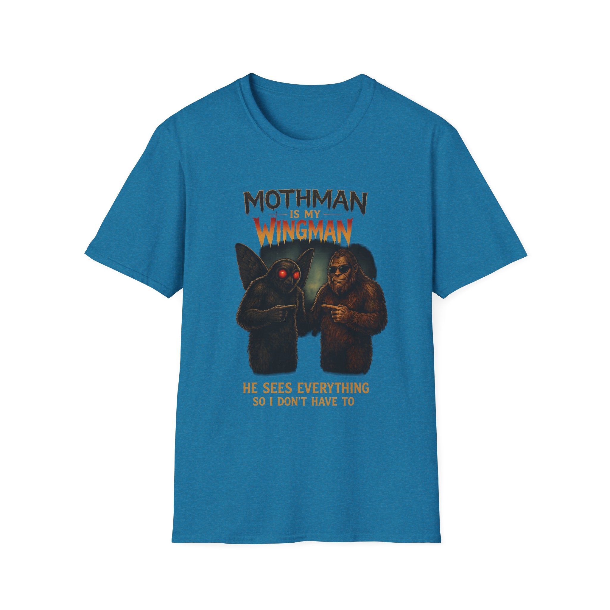 Bigfoot & Mothman Tee — Cryptid Duo Graphic T-Shirt