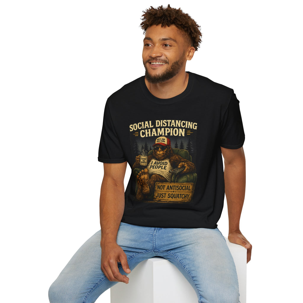 Bigfoot, I Avoid People, Not Antisocial — Just Squatchy T-Shirt
