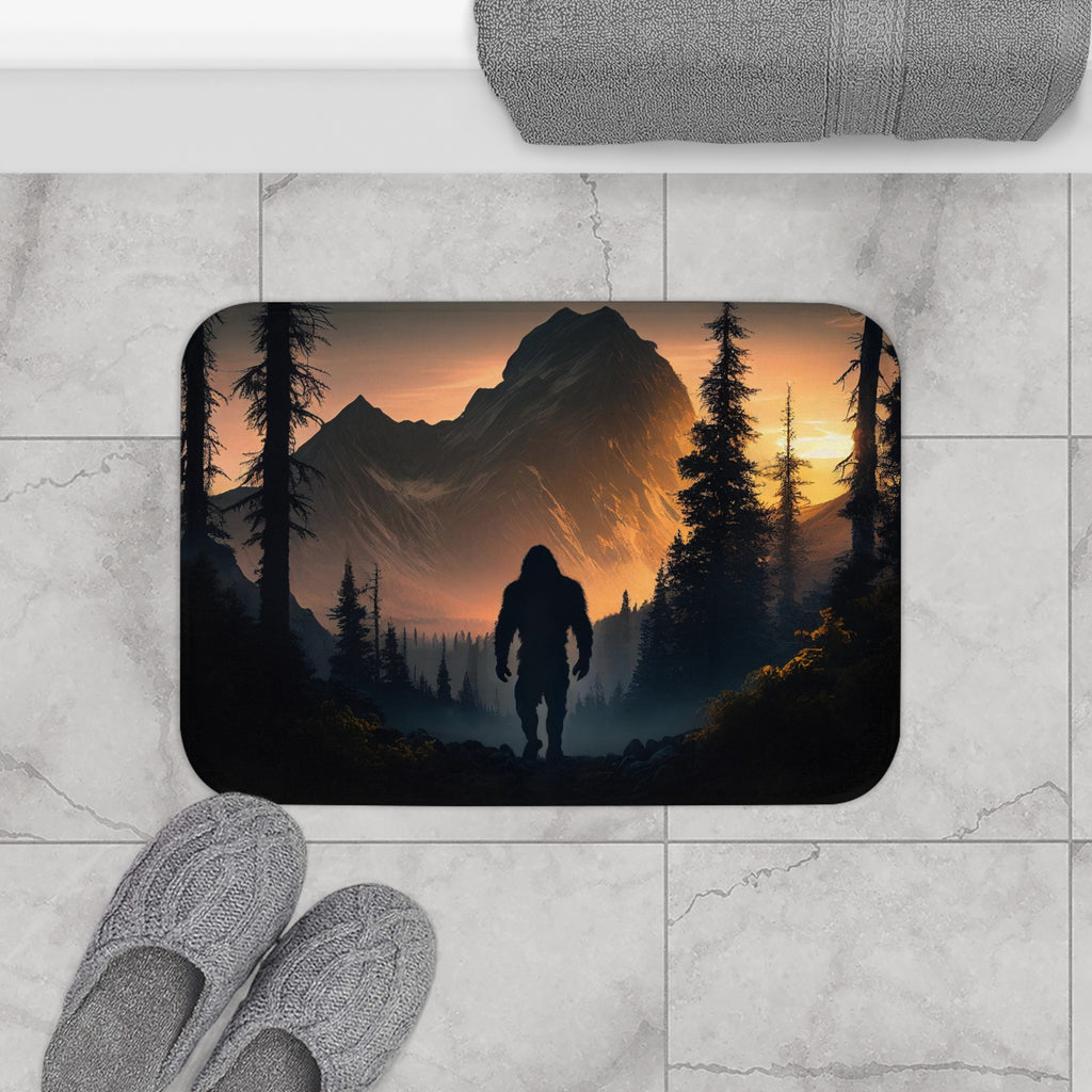Bigfoot, Sasquatch, Bigfoot gift, Bigfoot Bath Mat