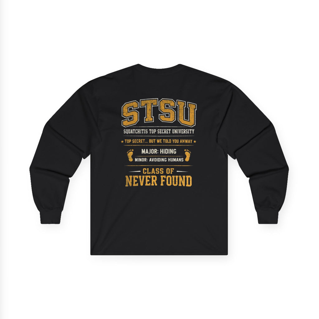 Squatchitis Top Secret University Research Dept. Long Sleeve Tee