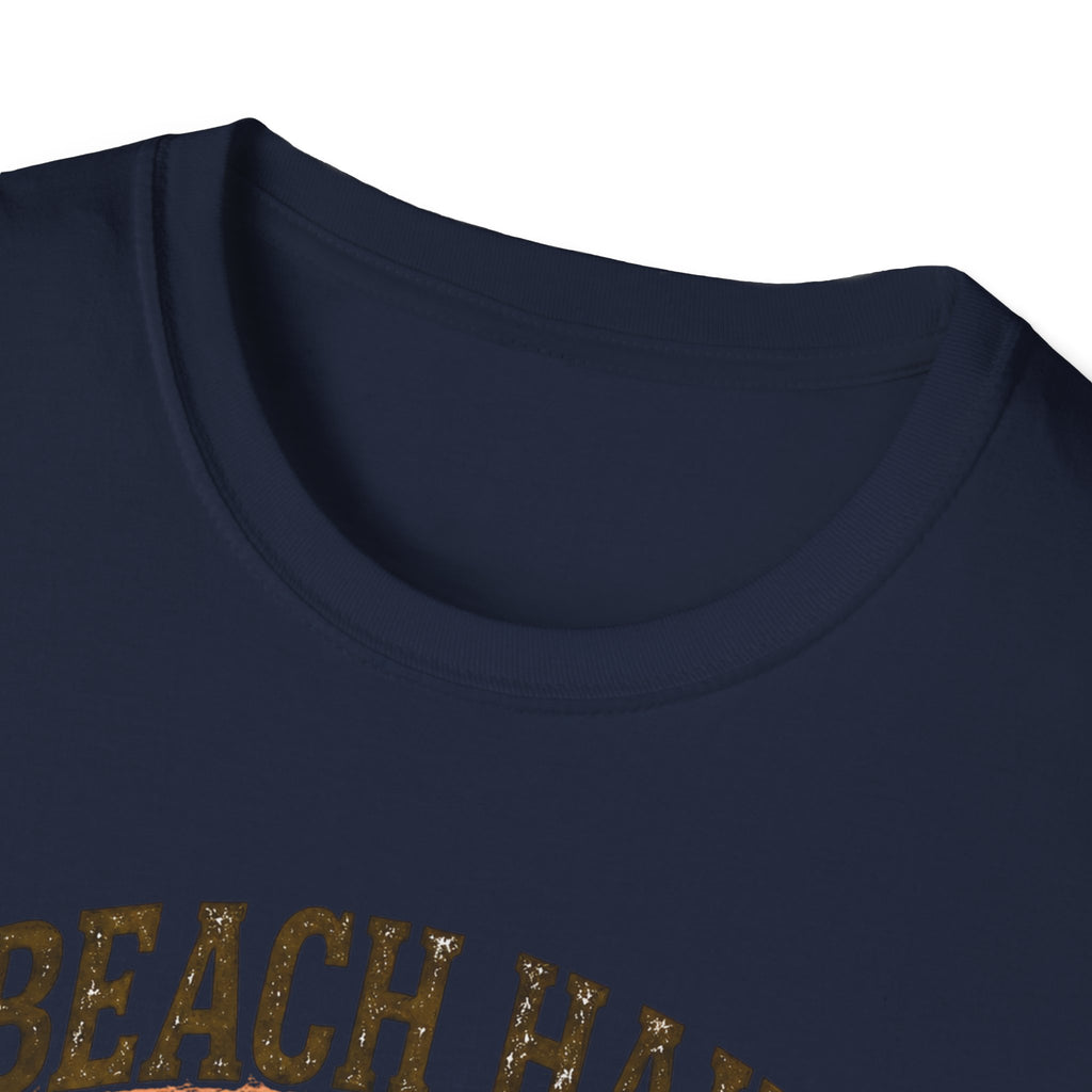 Bigfoot Beach Shirt T-Shirt — "Beach Hair Don't Care" with Hawaiian Bigfoot & Bear
