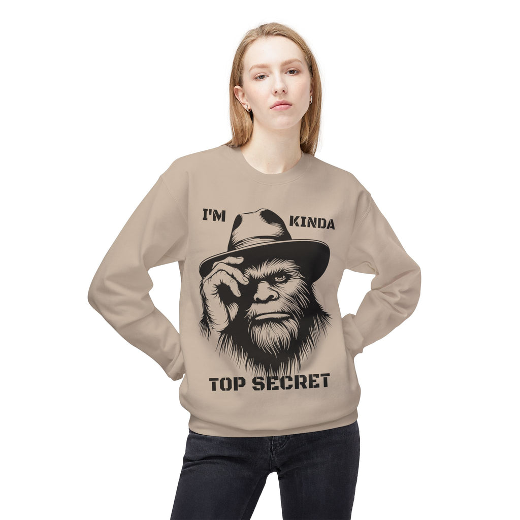 Top Secret Bigfoot Sweatshirt | Funny Sasquatch Crewneck