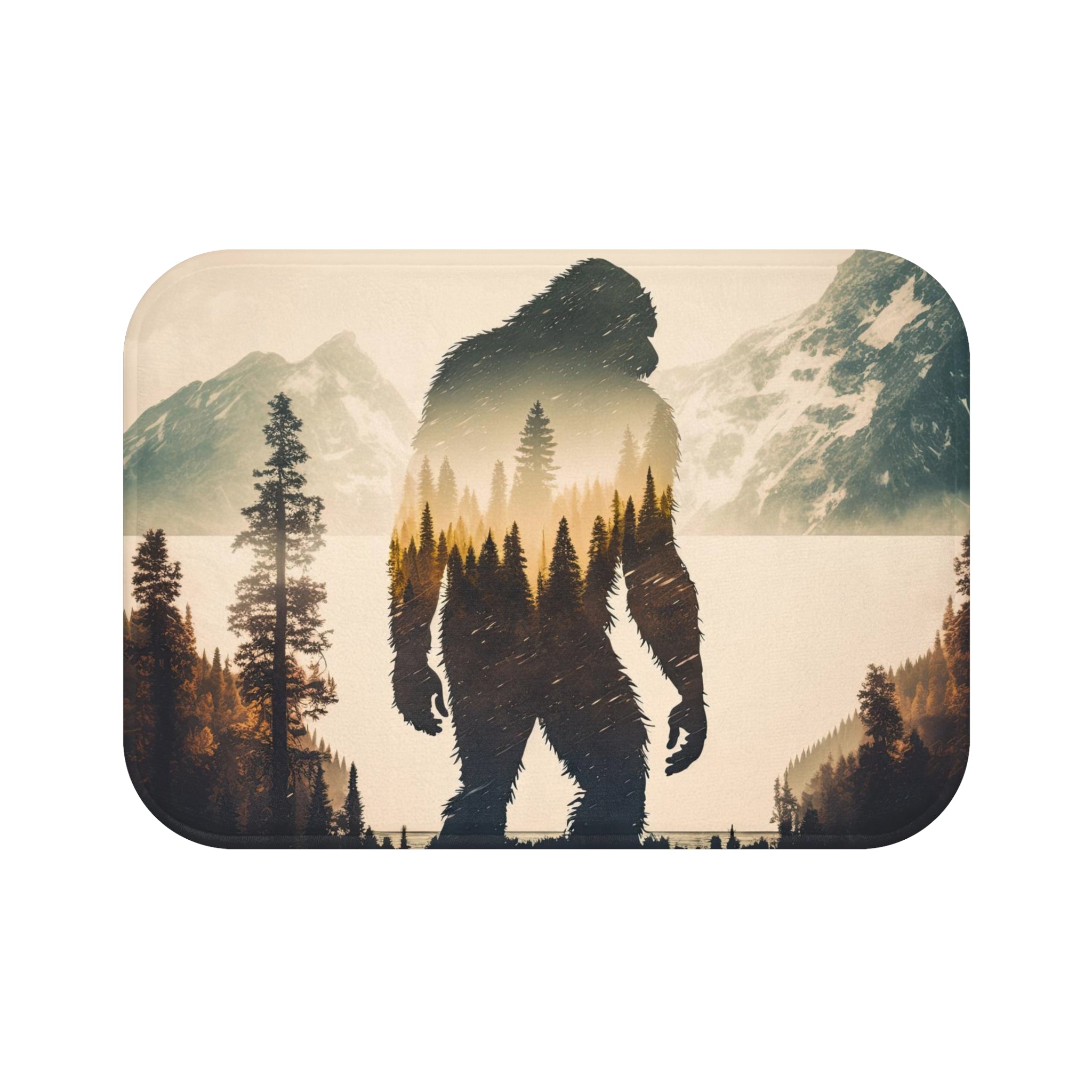 Bigfoot, Sasquatch, Bigfoot gifts, Bath Mat
