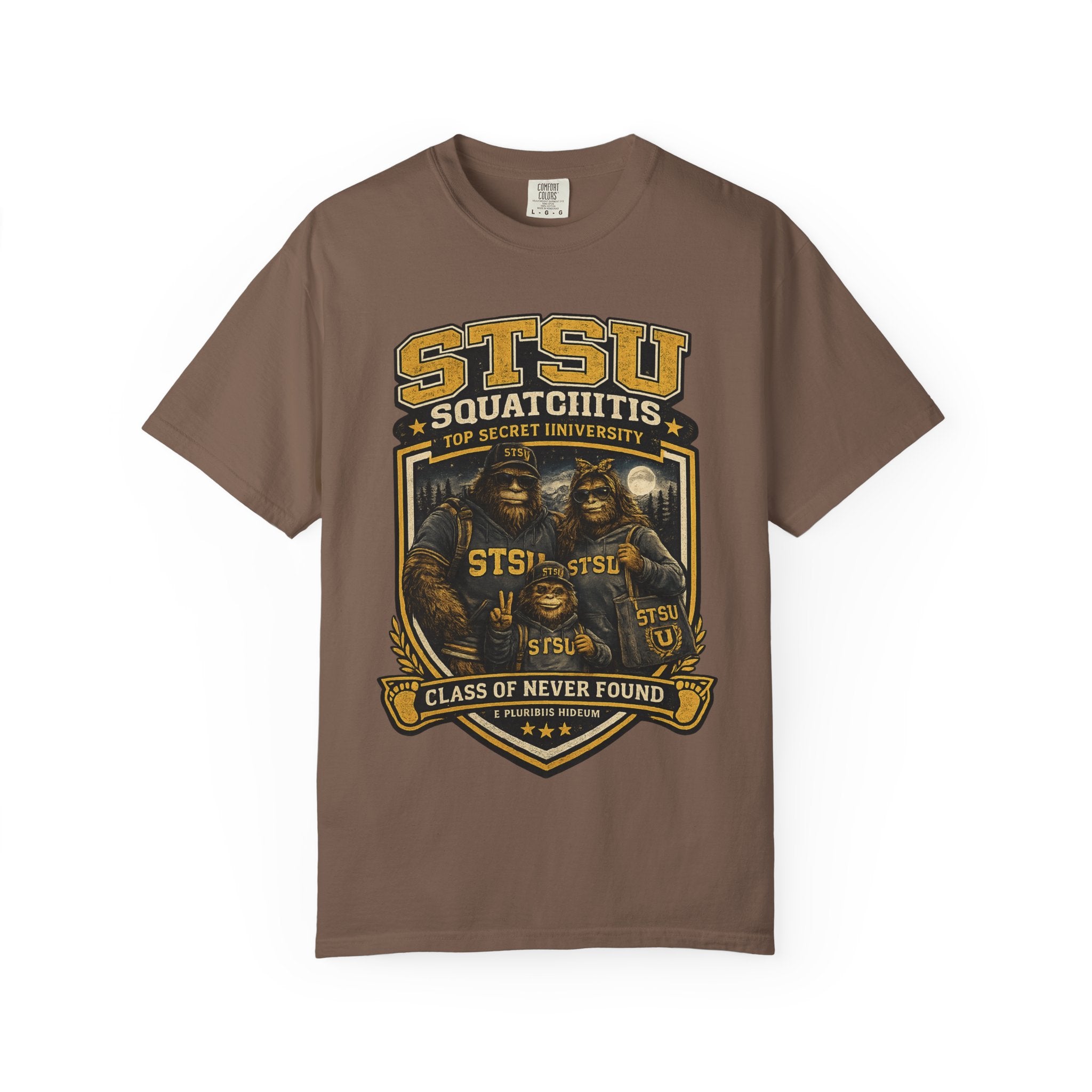 Bigfoot Sasquatch University family Shirt | Squatchitis Top Secret College Tee