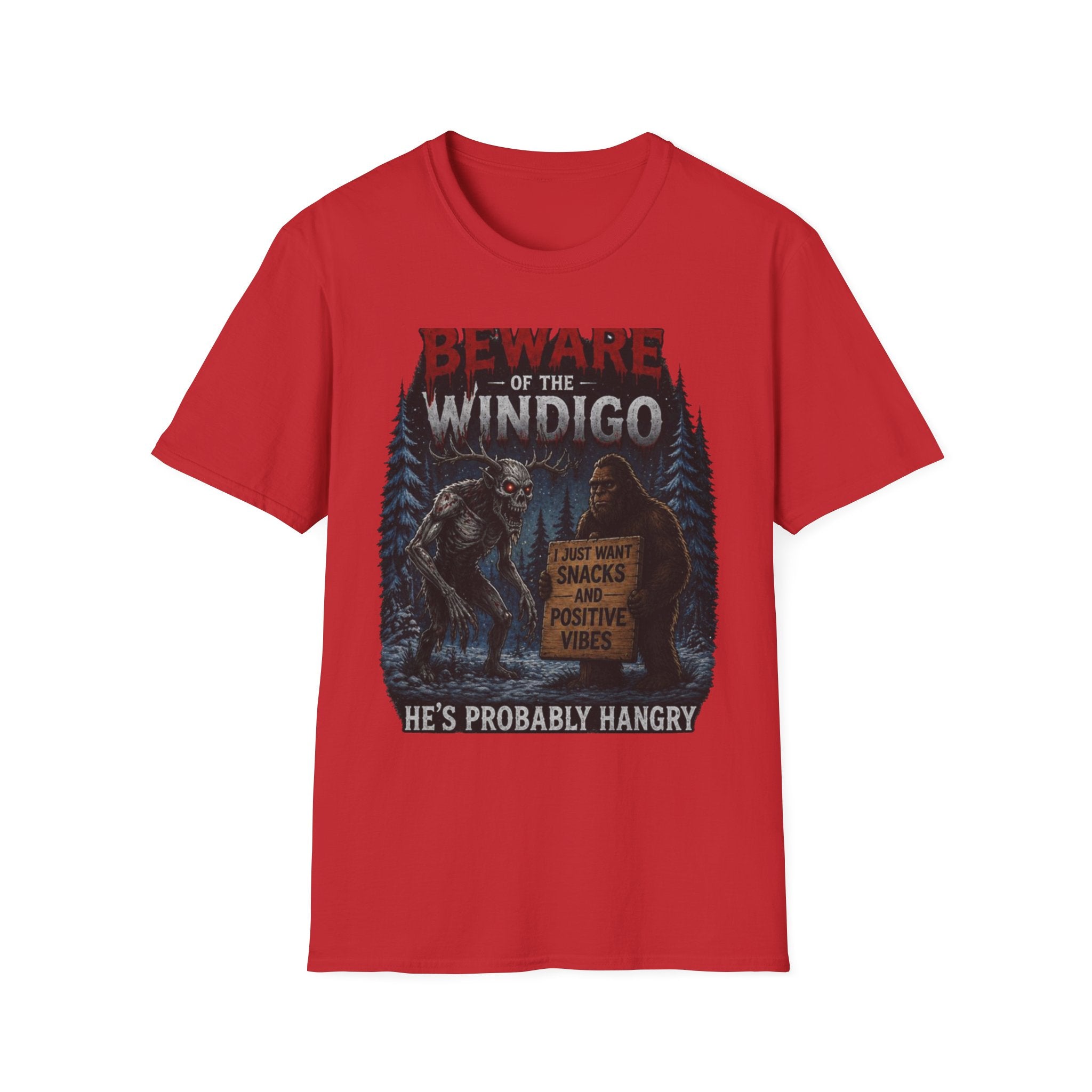 Beware of the Windigo He's Probably Hangry T-Shirt
