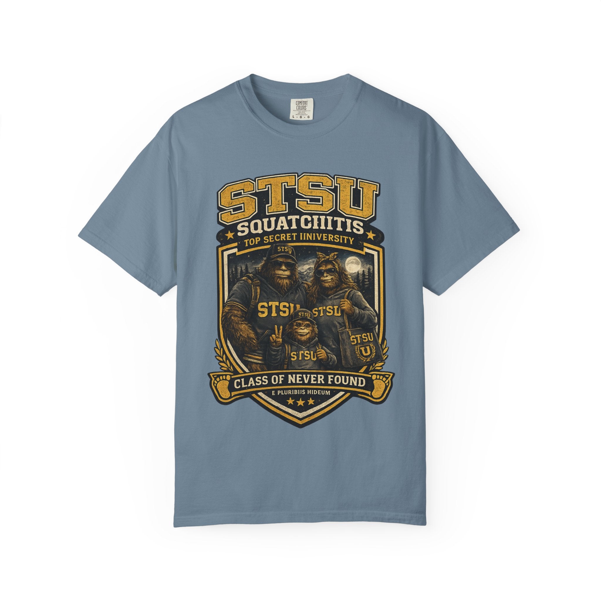 Bigfoot Sasquatch University family Shirt | Squatchitis Top Secret College Tee